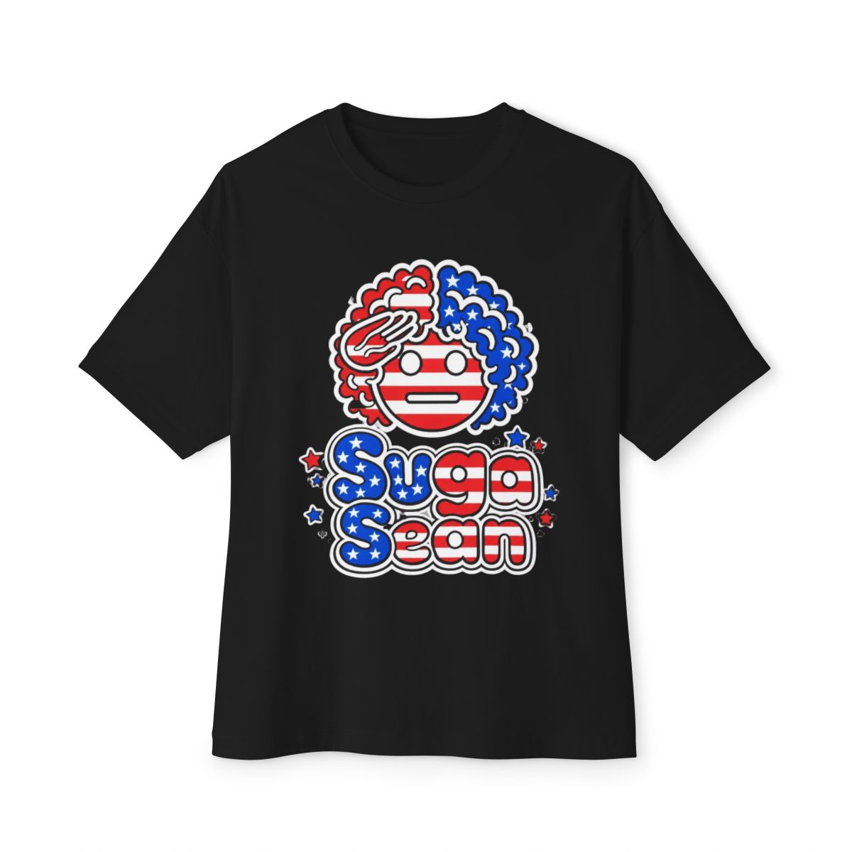 Suga Salute USA Snow Washed Oversized T-Shirt | Sean O'Malley