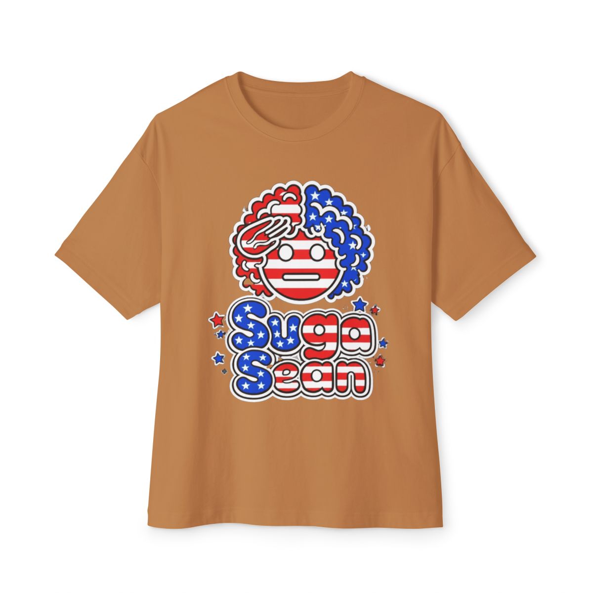 Suga Salute USA Snow Washed Oversized T-Shirt | Sean O'Malley - alternate angle 5, merchandise
